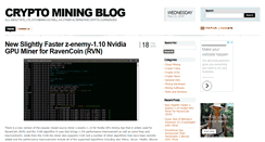 Desktop Screenshot of cryptomining-blog.com